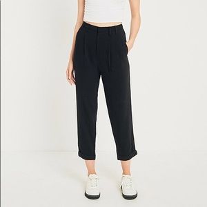 UO Pleated High-Rise Trousers